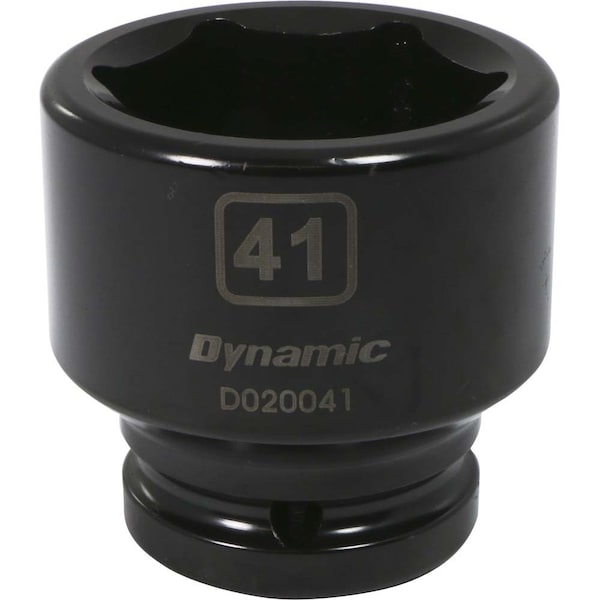 3/4" Drive Standard Socket, Black Phosphate, Tools 3/4" Drive 6 Point Metric, 41mm Standard Length